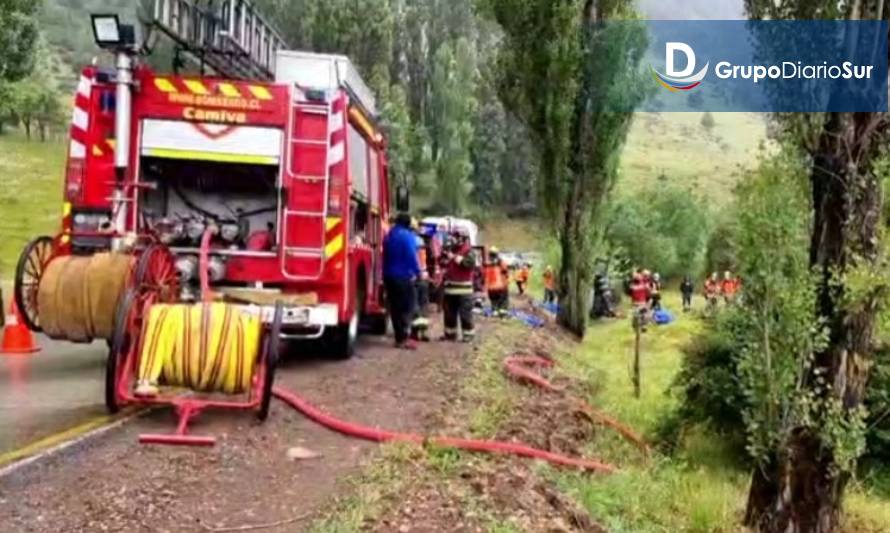 Confirman primer fallecido del 2022 en accidente de Ruta 240