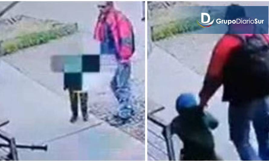 Hombre robó bicicleta acompañado de un niño