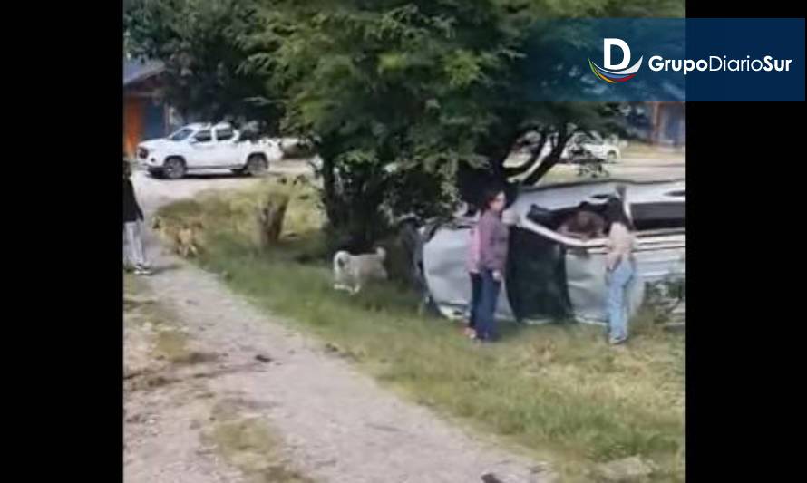 Dos lesionados en accidente en ruta Aysén-Coyhaique