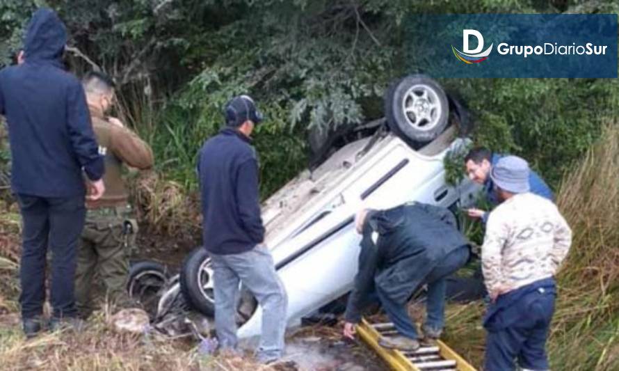 Un lesionado en accidente ocurrido en la ruta entre Coyhaique y Aysén