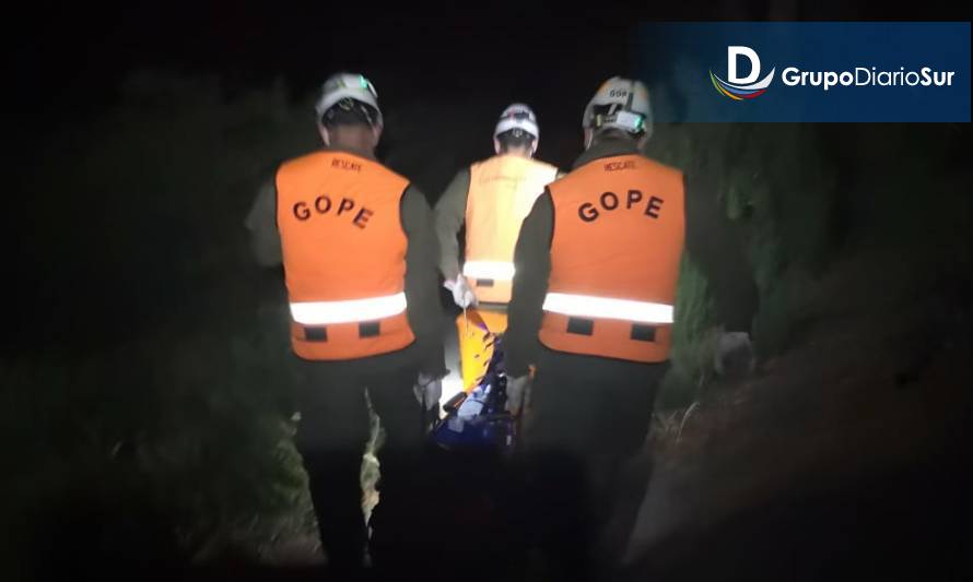 GOPE rescató cuerpo sin vida en sector Tejas Verdes 