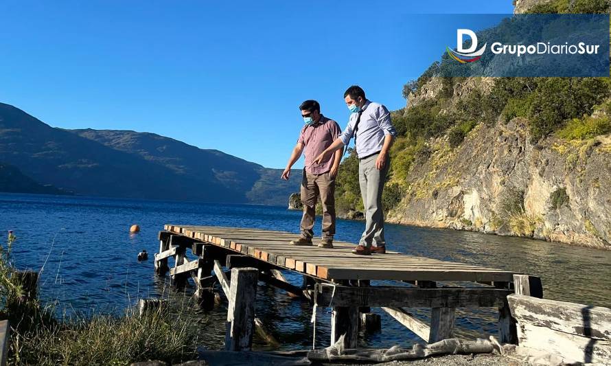 Municipalidad de Cochrane recuperó el muelle de playa Vidal