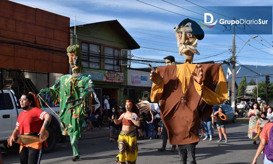 Los jóvenes fueron protagonistas en aniversario de Puerto Aysén