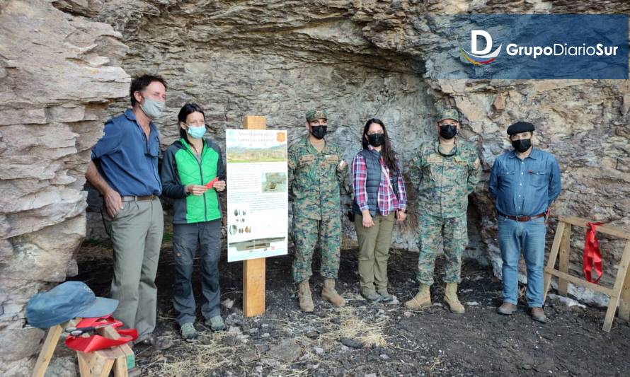 Ejército inaugura infografía en sitio arqueológico “Cueva de los Carneros”
