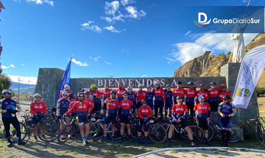 Pedaleo solidario: Fireflies Patagonia contra el cáncer