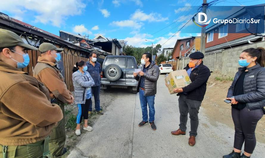 Comunidad se unió para ayudar a damnificados por incendio en Coyhaique