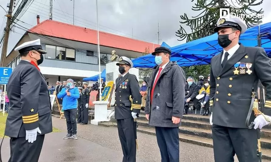 Autoridades celebraron las Glorias Navales en Puerto Aysén