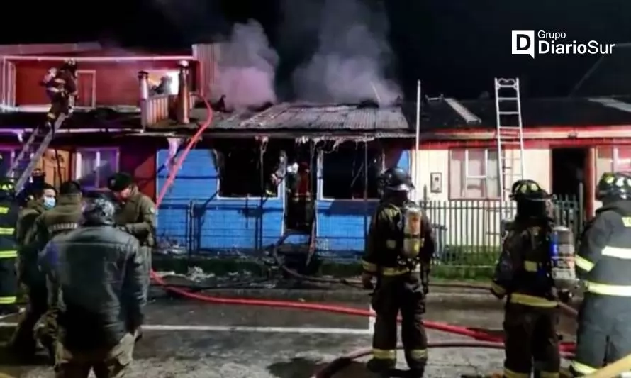 Adulta mayor falleció en incendio en Puerto Aysén