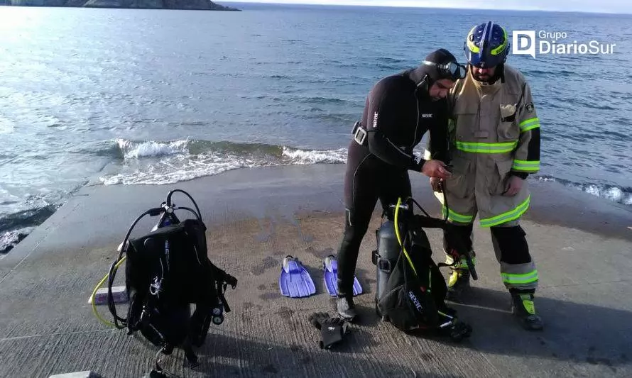 Bomberos de Chile Chico formaron un grupo de rescate subacuático