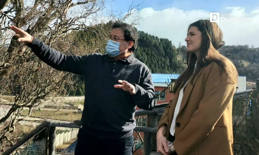 Irina Karamanos inició agenda de actividades en Aysén