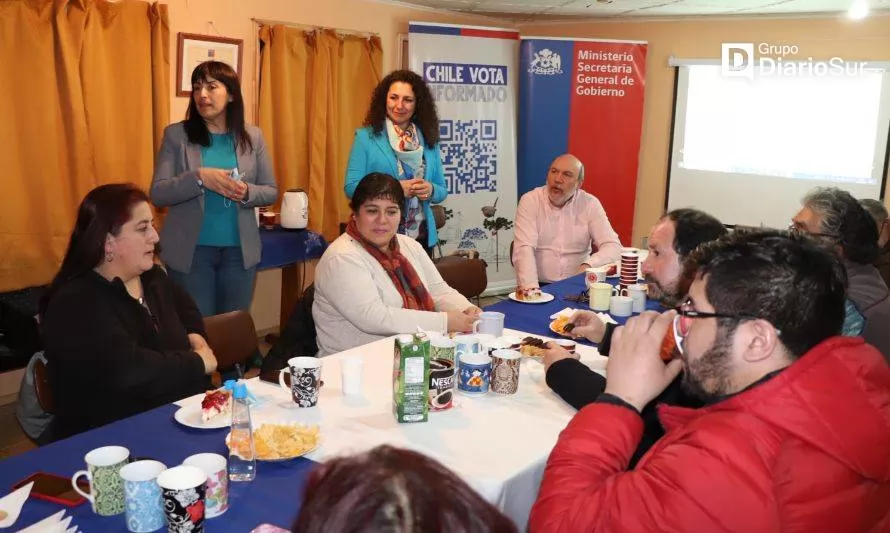 Gobierno concluyó iniciativa Chile Vota Informado en Aysén