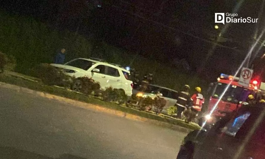 Accidente se registró en avenida Ogana en Coyhaique