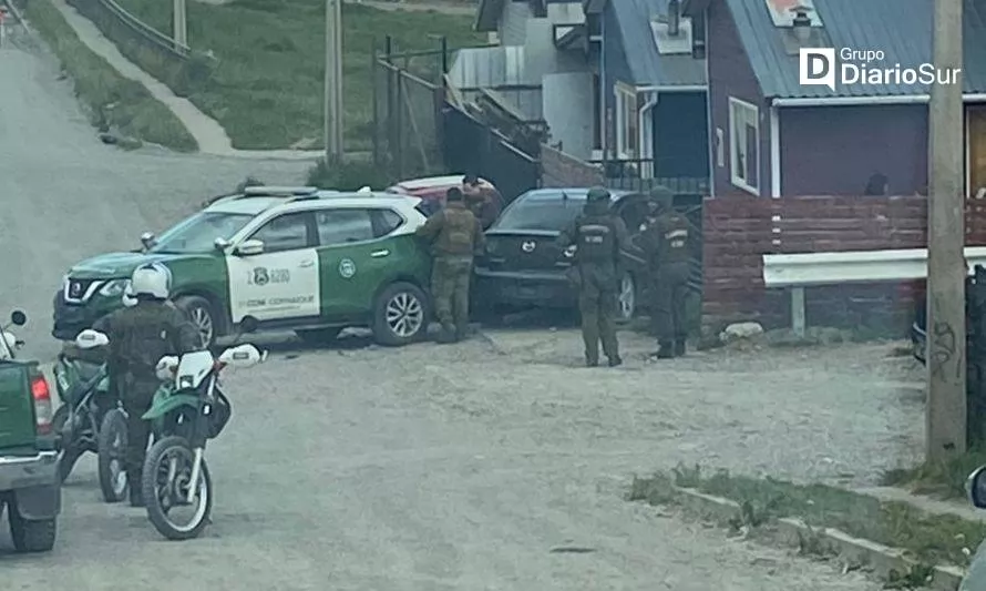 Espectacular persecución policial en sector de Coyhaique Alto