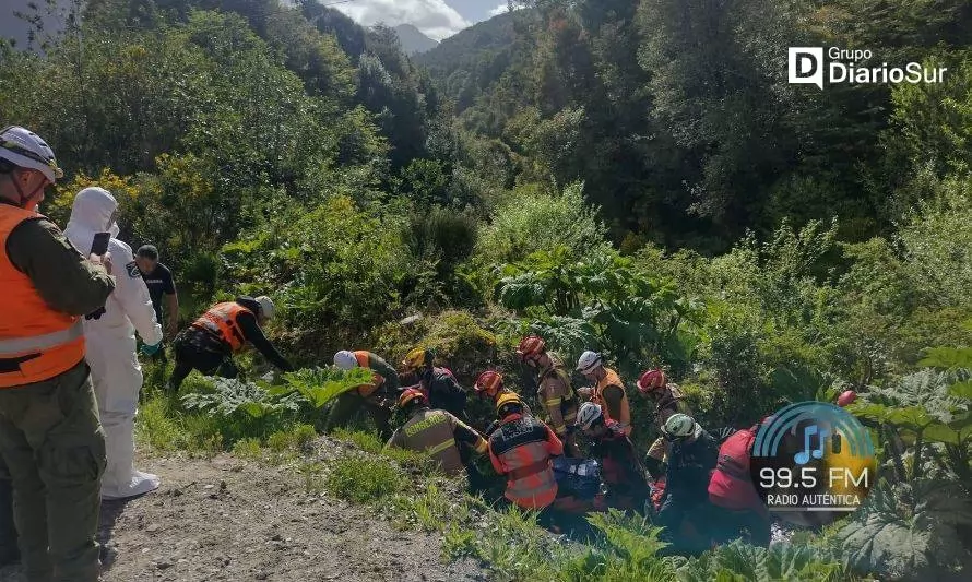 Rescatan cuerpo de aysenino que cayó a las aguas del río Cisnes