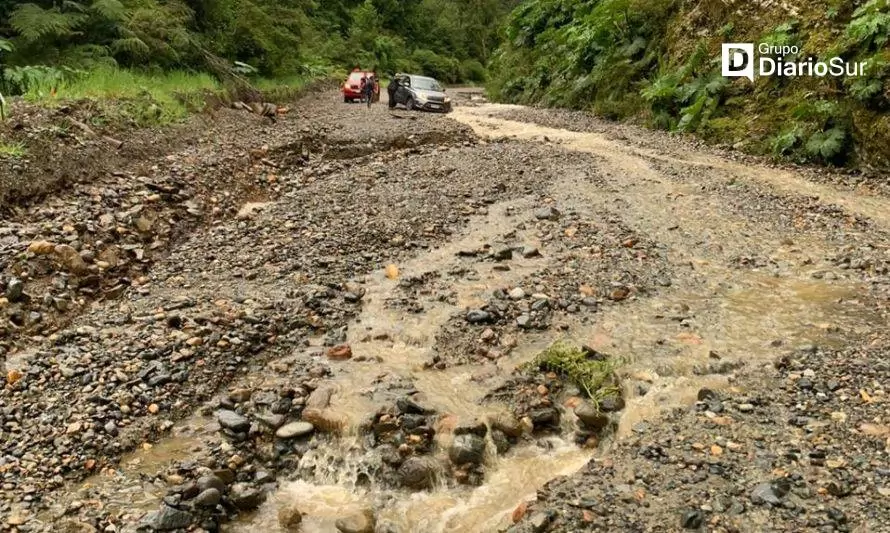 Lluvias causan estragos en Ruta  7 Norte a Puyuhuapi 