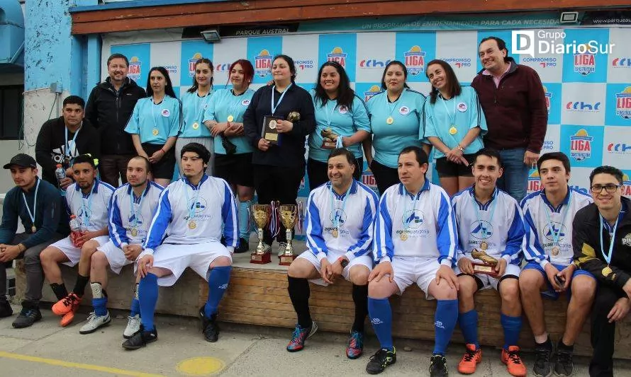 Aguas Patagonia y Sodimac se coronaron campeones de la Liga de la Construcción 2022