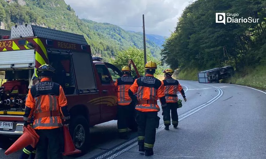 Accidente vehicular en ruta Coyhaique-Aysén