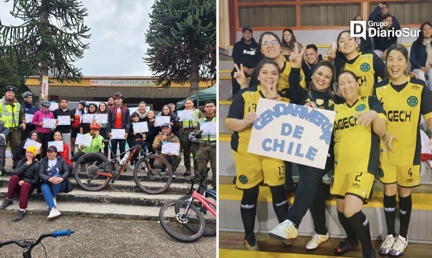 Carabineros de Puerto Aysén celebra su aniversario a todo deporte