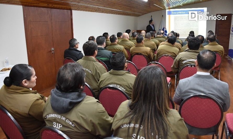 Fiscalía efectuó taller para Carabineros y Gendarmería sobre la ley Naín-Retamal