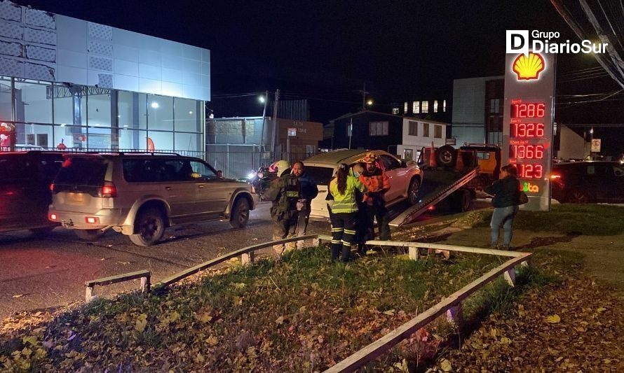 Reportan accidente vehicular en sector céntrico de Coyhaique 