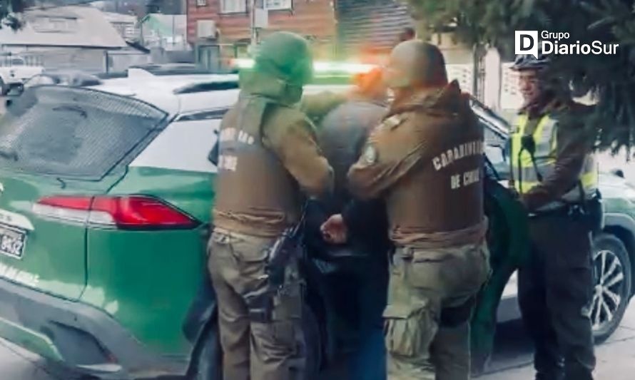 Las detenciones se realizaron en Coyhaique y Puerto Guadal. Créditos: Comunicaciones Carabineros Aysén