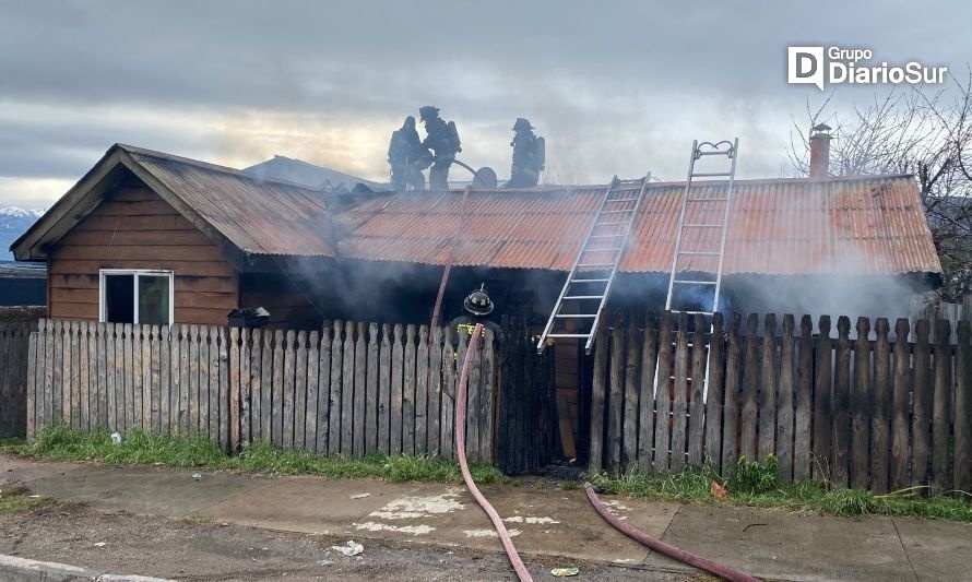 Con serios daños resultó la casa afectada. Crédito: Cedida.