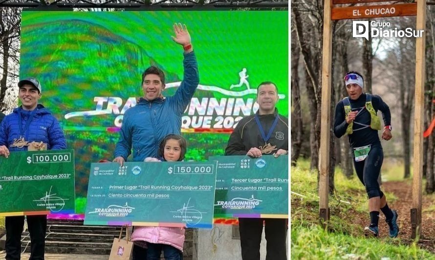 Se pasó: Ciclista "Pipo" Rodríguez ganó el Trail Running Coyhaique