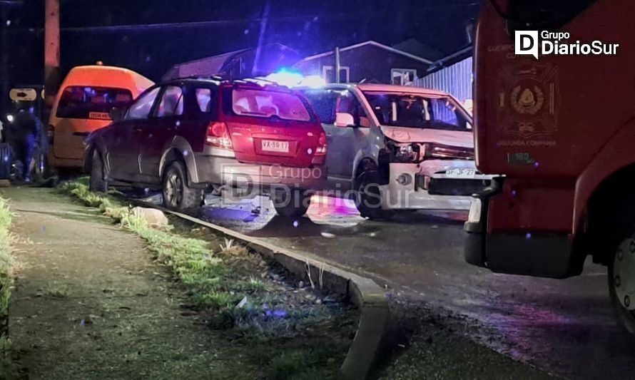 Emergencia por colisión múltiple en Coyhaique 