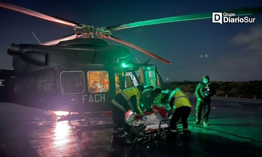 FACh empleó dos aeronaves para una evacuación médica en Melinka