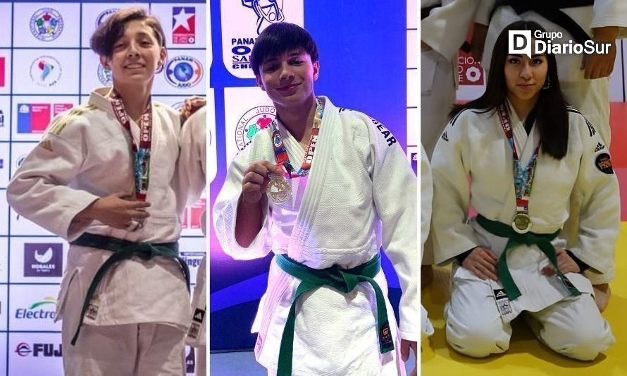 Judo coyhaiquino logró oro, plata y bronce en Open Panamericano junior