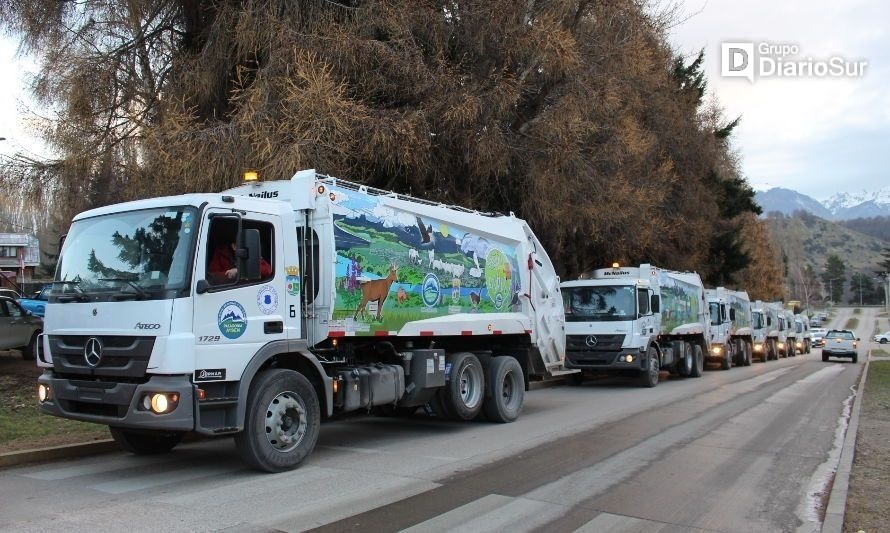 Seis camiones se suman a la flota recolectora en Coyhaique