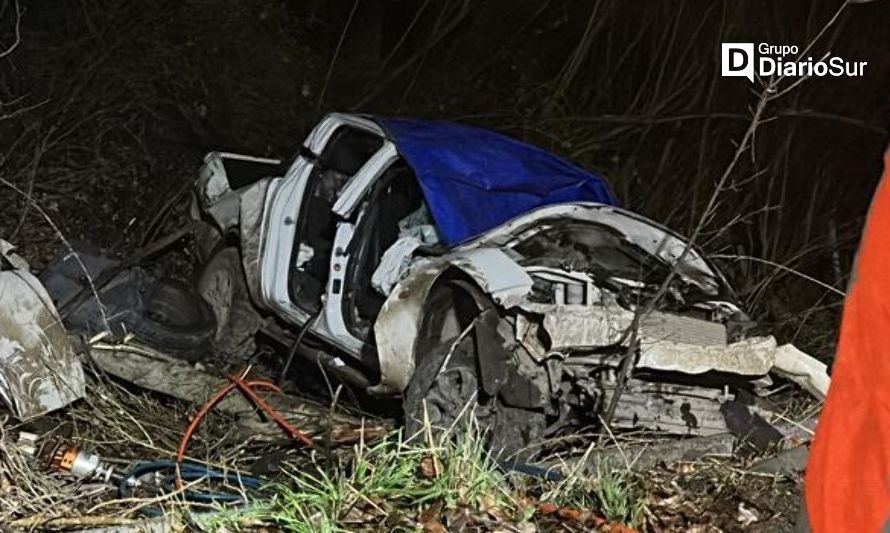 Confirman un fallecido en accidente de madrugada en Coyhaique 