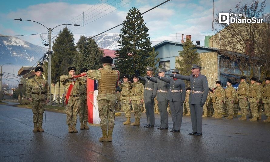 Soldados juraron a la bandera en Coyhaique y Puerto Aysén
