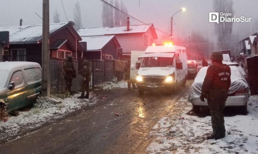 Operativo de Carabineros culminó con 12 detenidos por daños y robo en Coyhaique