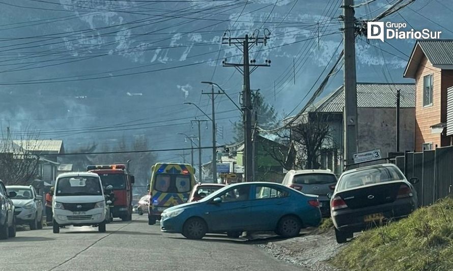 Atropellan a persona en calle Las Lengas de Coyhaique