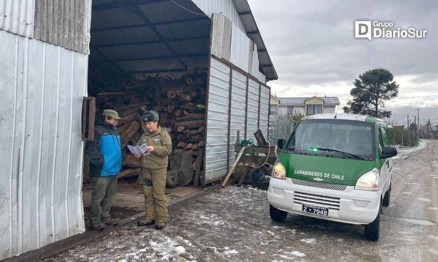 Carabineros realizó campaña contra incendios caseros