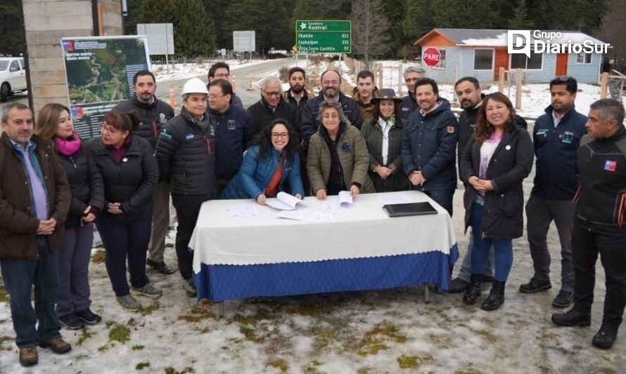 MOP se compromete con Carretera Austral y barcaza de lago General Carrera