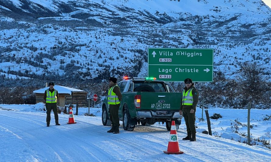 Ronda focalizada desplegó a más de 150 carabineros en la Región de Aysén 