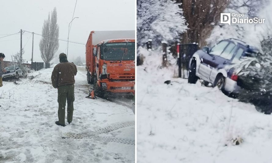 Camión y jeep protagonizan accidente en Villa Jara