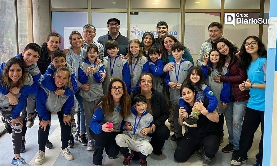 Niños patagones fueron parte del Festival de Menores de Natación