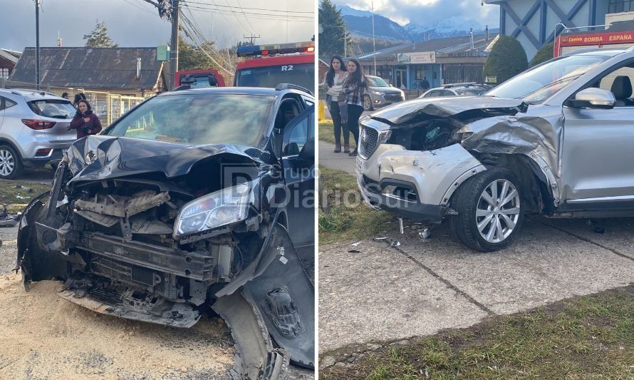 Colisión deja cuatro lesionados en Coyhaique 