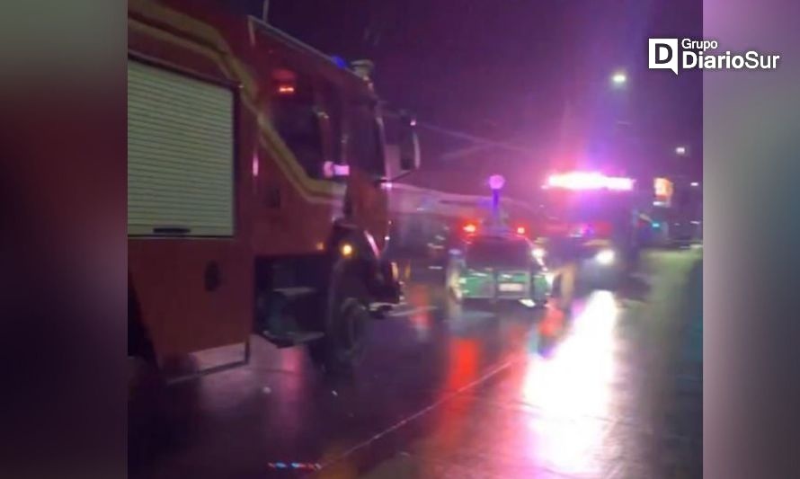 Bomberos controló principio de incendio en Coyhaique