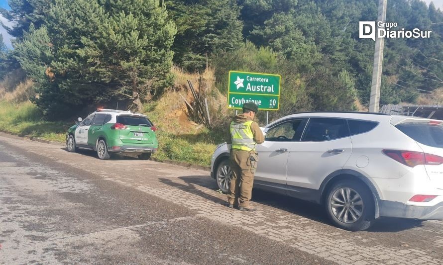 Carabineros aumenta controles preventivos en Coyhaique