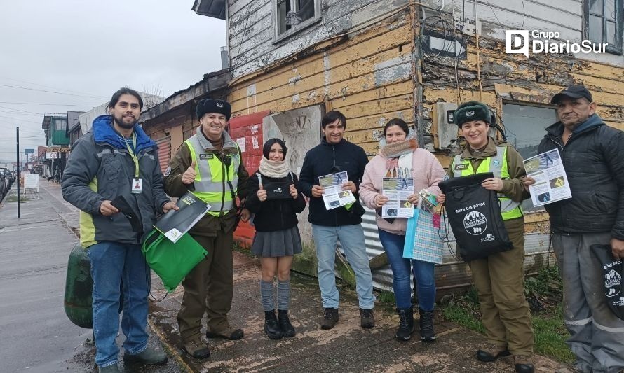 Realizan campaña con peatones sobre prevención de accidentes de tránsito