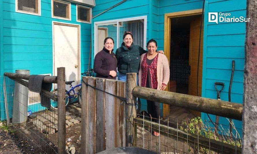 Avanzan las obras de mejoramiento de viviendas en la Villa Aysén