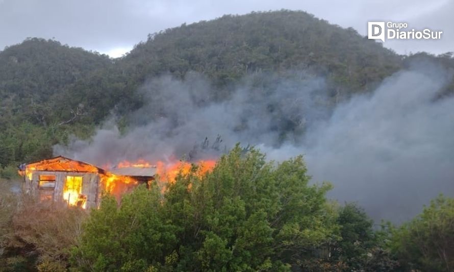 Pérdida total en incendio ocurrido en Puerto Gala