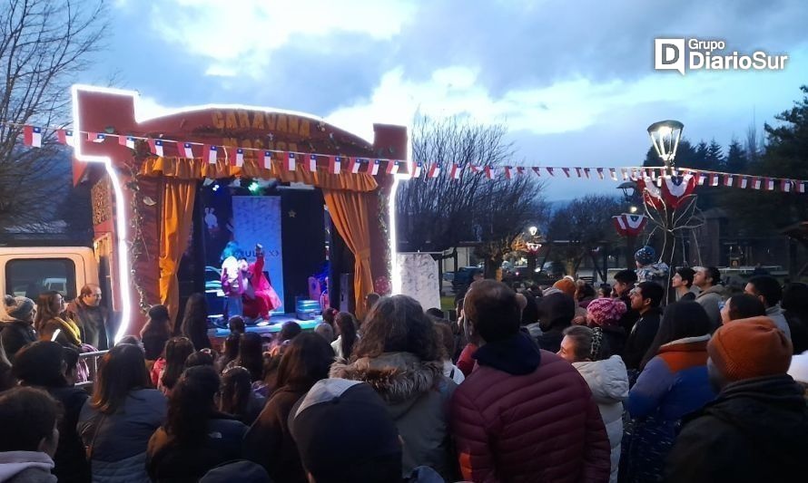 “Caravana mágica” recorrió la comuna de Aysén