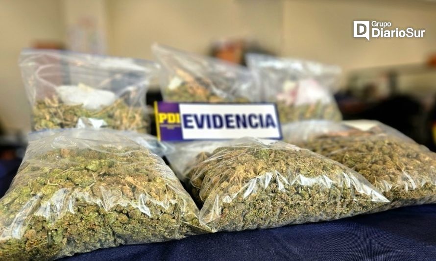 Detienen a funcionaria pública en Puerto Aysén por tráfico de marihuana