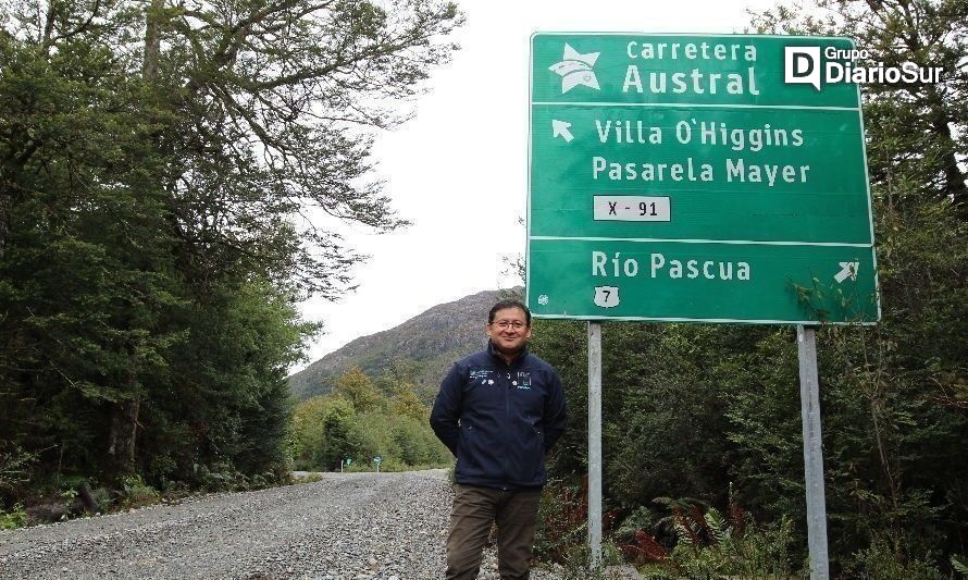 El paso Mayer está a apenas ocho kilómetros de la frontera con Argentina. Crédito: Delegación Presidencial Regional de Aysén.