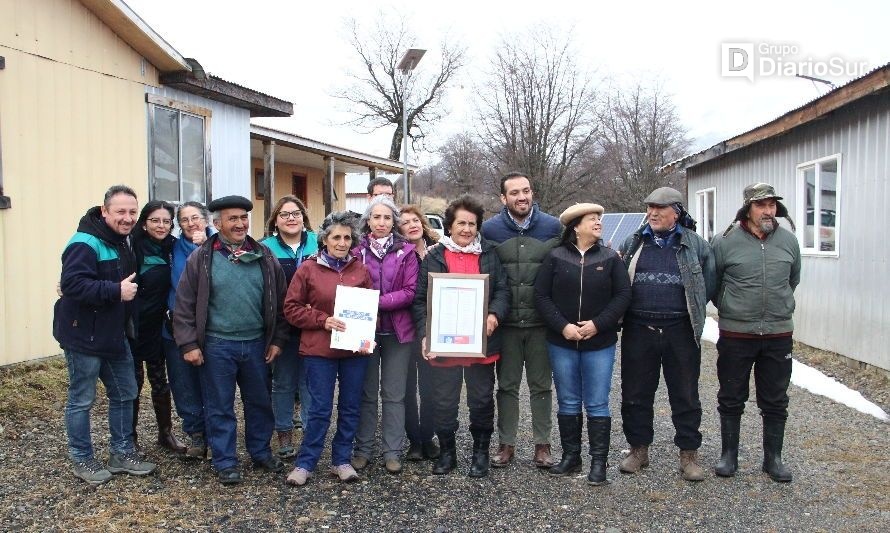 Un paso importante dieron los vecinos de Mañihuales. Crédito: Bienes Nacionales.